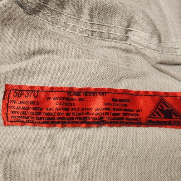 NWT Bulwark FR Denim Bootcut Jeans Men's 50 x 36 Blue Work PEJ6SW Flame Resist - Picture 6 of 6